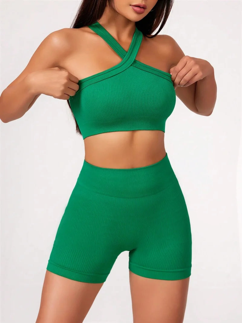 2 piece women's exercise outfit